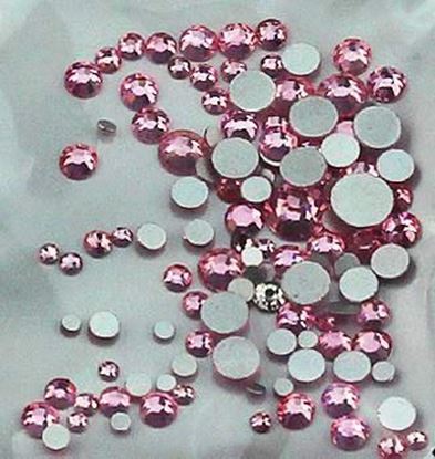 Изображение камни Розовый опал, микс размеры