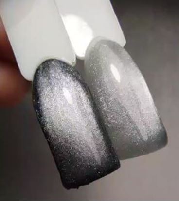Изображение Гель лак серебряный Метеорит 15мл уф лэд нажмите на значек камеры для просмотра видео